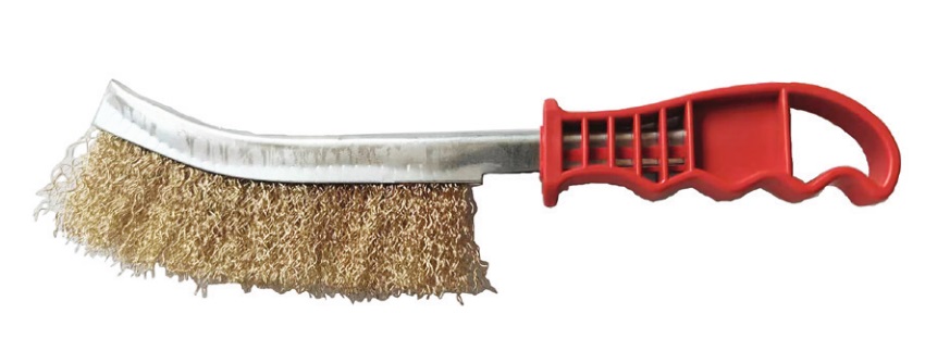 Brushë me fije metalike-dorëz PVC-TESLER-130mm